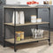 vidaXL - Keukentrolley - 102x50x95 - cm - bewerkt - hout - sonoma - eikenkleurig