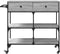 vidaXL - Keukentrolley - 105x42x95 - cm - bewerkt - hout - grijs - sonoma - eikenkleur