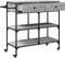 vidaXL - Keukentrolley - 105x42x95 - cm - bewerkt - hout - grijs - sonoma - eikenkleur