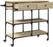vidaXL - Keukentrolley - 105x42x95 - cm - bewerkt - hout - sonoma - eikenkleurig