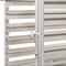 vidaXL - Keukentrolley - 16-laags - 38x55x163 - cm - roestvrij - staal