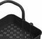 vidaXL - Keukentrolley - 3-laags - 42x35x85 - cm - ijzer - en - ABS - zwart