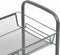 vidaXL - Keukentrolley - 3-laags - 46x26x54 - cm - ijzer - grijs