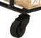 vidaXL - Keukentrolley - 3-laags - 46x30x76 - cm - massief - mangohout