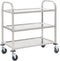vidaXL - Keukentrolley - 3-laags - 95x45x83,5 - cm - roestvrij - staal