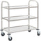 vidaXL - Keukentrolley - 3-laags - 96,5x55x90 - cm - roestvrij - staal