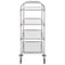 vidaXL - Keukentrolley - 4-laags - 107x55x125 - cm - roestvrij - staal