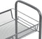 vidaXL - Keukentrolley - 4-laags - 46x26x85 - cm - ijzer - grijs