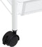 vidaXL - Keukentrolley - 4-laags - 46x26x85 - cm - ijzer - wit