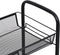 vidaXL - Keukentrolley - 4-laags - 46x26x85 - cm - ijzer - zwart