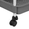 vidaXL - Keukentrolley - 5-laags - 42x29x128 - cm - ijzer - en - ABS - grijs