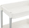 vidaXL - Keukentrolley - 5-laags - 42x29x128 - cm - ijzer - en - ABS - wit