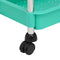 vidaXL - Keukentrolley - 5-laags - 42x29x128 - cm - ijzer - en - ABS - turquoise