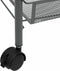 vidaXL - Keukentrolley - 5-laags - 46x26x105 - cm - ijzer - grijs