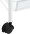vidaXL - Keukentrolley - 5-laags - 46x26x105 - cm - ijzer - wit