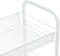 vidaXL - Keukentrolley - 5-laags - 46x26x105 - cm - ijzer - wit