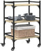vidaXL - Keukentrolley - 50x35x75,5 - cm - bewerkt - hout - sonoma - eikenkleurig