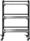 vidaXL - Keukentrolley - 50x35x75,5cm - bewerkt - hout - grijs - sonoma - eikenkleur