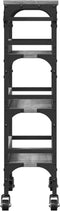 vidaXL - Keukentrolley - 53x20x76 - cm - bewerkt - hout - grijs - sonoma - eiken