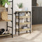 vidaXL - Keukentrolley - 53x20x76 - cm - bewerkt - hout - sonoma - eikenkleurig