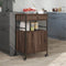 vidaXL - Keukentrolley - 56x43x89,5 - cm - bewerkt - hout - bruin - eikenkleurig