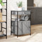 vidaXL - Keukentrolley - 56x43x89,5 - cm - bewerkt - hout - grijs - sonoma - eiken
