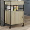 vidaXL - Keukentrolley - 56x43x89,5 - cm - bewerkt - hout - sonoma - eikenkleurig