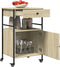 vidaXL - Keukentrolley - 56x43x89,5 - cm - bewerkt - hout - sonoma - eikenkleurig