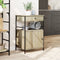vidaXL - Keukentrolley - 56x43x89,5 - cm - bewerkt - hout - sonoma - eikenkleurig