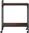 vidaXL - Keukentrolley - 60,5x31x72,5 - cm - bewerkt - hout - bruin - eikenkleurig