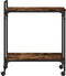 vidaXL - Keukentrolley - 60,5x31x72,5 - cm - bewerkt - hout - gerookt - eikenkleurig