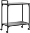 vidaXL - Keukentrolley - 60,5x31x72,5 - cm - bewerkt - hout - grijs - sonoma - eiken