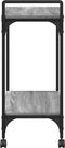 vidaXL - Keukentrolley - 60,5x31x72,5 - cm - bewerkt - hout - grijs - sonoma - eiken