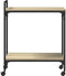 vidaXL - Keukentrolley - 60,5x31x72,5 - cm - bewerkt - hout - sonoma - eikenkleurig