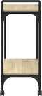 vidaXL - Keukentrolley - 60,5x31x72,5 - cm - bewerkt - hout - sonoma - eikenkleurig