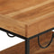 vidaXL - Keukentrolley - 60x40x80 - cm - massief - acaciahout - en - ijzer