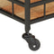 vidaXL - Keukentrolley - 60x40x80 - cm - massief - acaciahout - en - ijzer