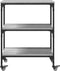 vidaXL - Keukentrolley - 60x41x76 - bewerkt - hout - grijs - sonoma - eikenkleurig