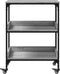 vidaXL - Keukentrolley - 60x41x80,5 - cm - bewerkt - hout - grijs - sonoma - eiken