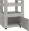 vidaXL - Keukentrolley - 60x45x80 - cm - bewerkt - hout - betongrijs