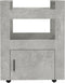 vidaXL - Keukentrolley - 60x45x80 - cm - bewerkt - hout - betongrijs