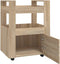 vidaXL - Keukentrolley - 60x45x80 - cm - bewerkt - hout - sonoma - eikenkleurig