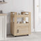 vidaXL - Keukentrolley - 60x45x80 - cm - bewerkt - hout - sonoma - eikenkleurig