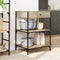vidaXL - Keukentrolley - 60x48x89,5 - cm - bewerkt - hout - sonoma - eikenkleurig