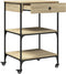 vidaXL - Keukentrolley - 60x48x89,5 - cm - bewerkt - hout - sonoma - eikenkleurig