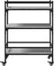 vidaXL - Keukentrolley - 65x40x86,5 - cm - bewerkt - hout - grijs - sonoma - eiken
