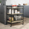 vidaXL - Keukentrolley - 65x40x86,5 - cm - bewerkt - hout - sonoma - eikenkleurig