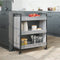 vidaXL - Keukentrolley - 70x30x82 - cm - bewerkt - hout - grijs - sonoma - eikenkleur