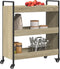 vidaXL - Keukentrolley - 70x30x82 - cm - bewerkt - hout - sonoma - eikenkleurig