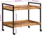 vidaXL - Keukentrolley - 80x55x70 - cm - massief - ruw - mangohout